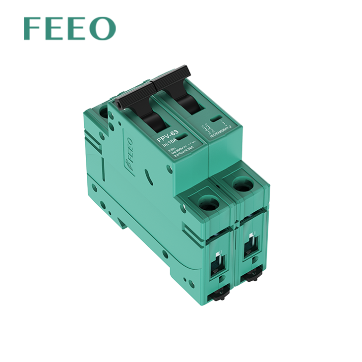 DC MCB 2P 550VDC 10KA Circuit Breaker